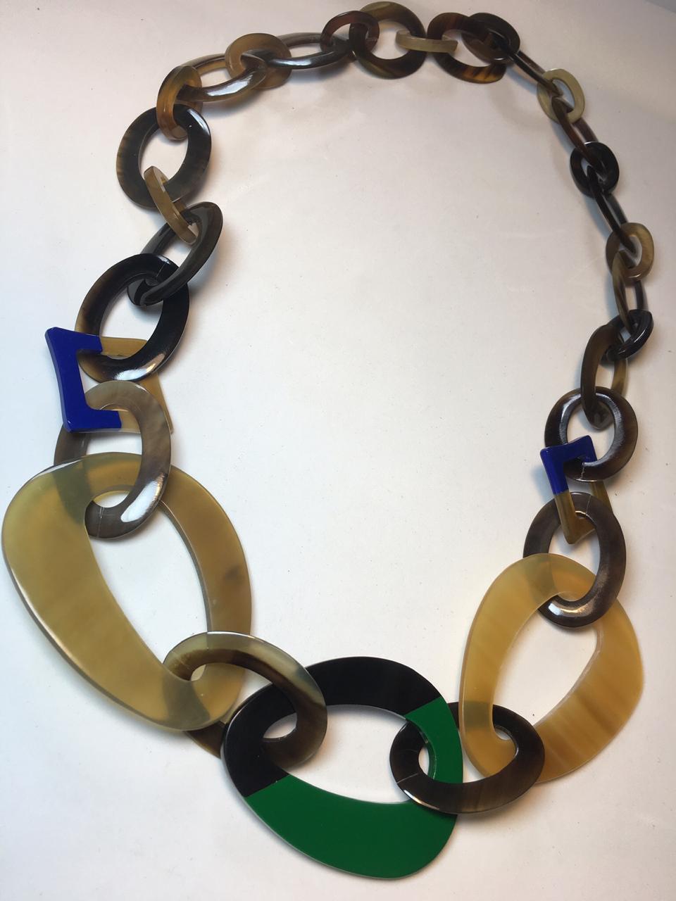 Buffalo Horn Lacquer Necklace Jewelry