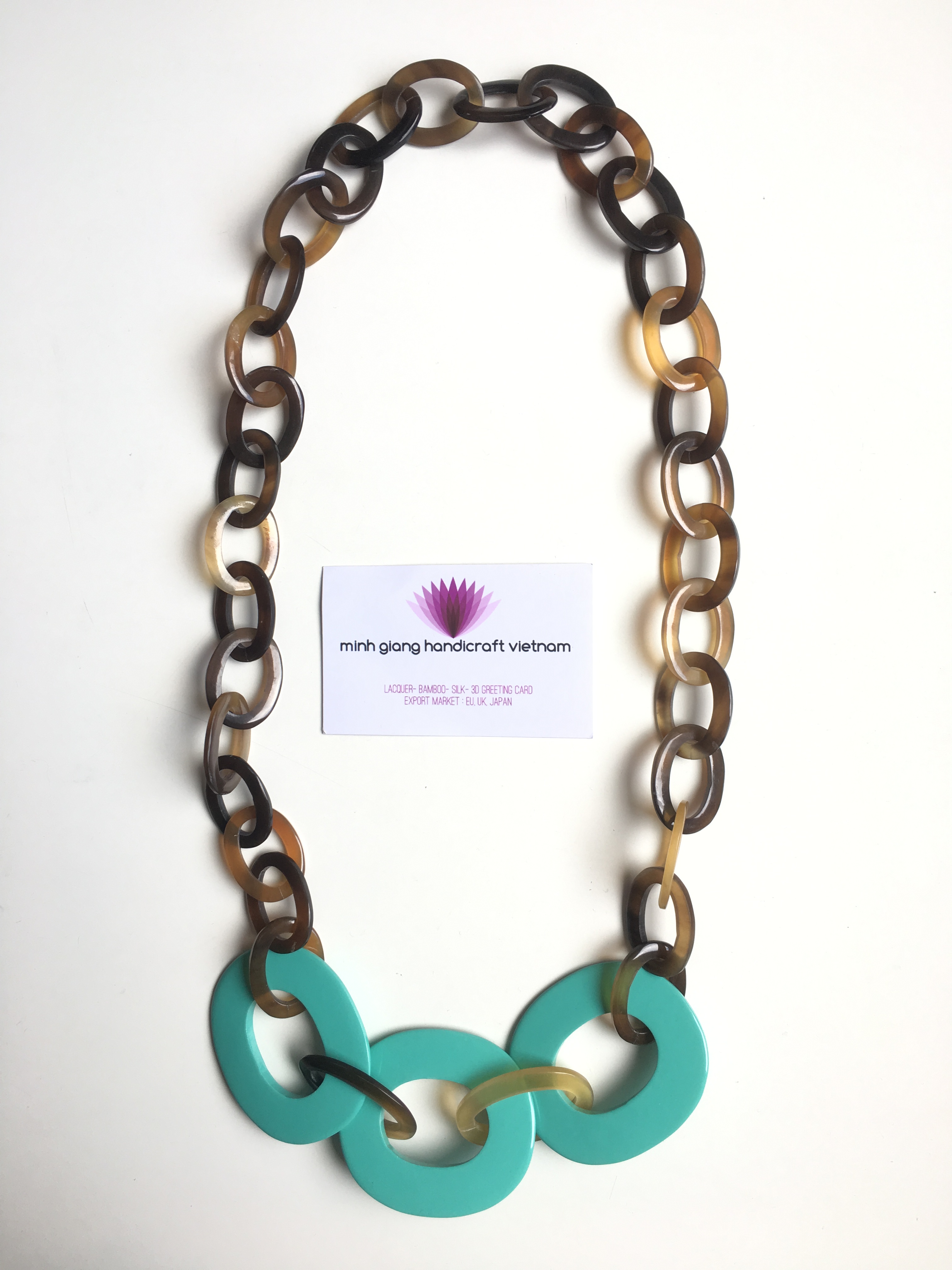 Buffalo Horn Lacquer Necklace Jewelry